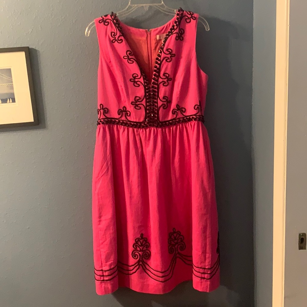 Lilly Pulitzer Linen beaded dress
